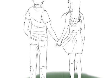 [10000ダウンロード済み√] anime boy and girl holding hands drawing 962836-Boy and girl holding hands anime sketch