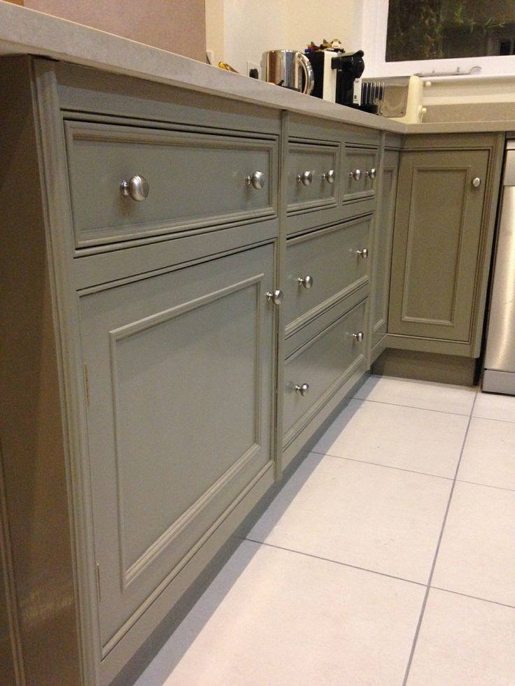 Farrow and Ball Mouse's Back on painted kitchen units