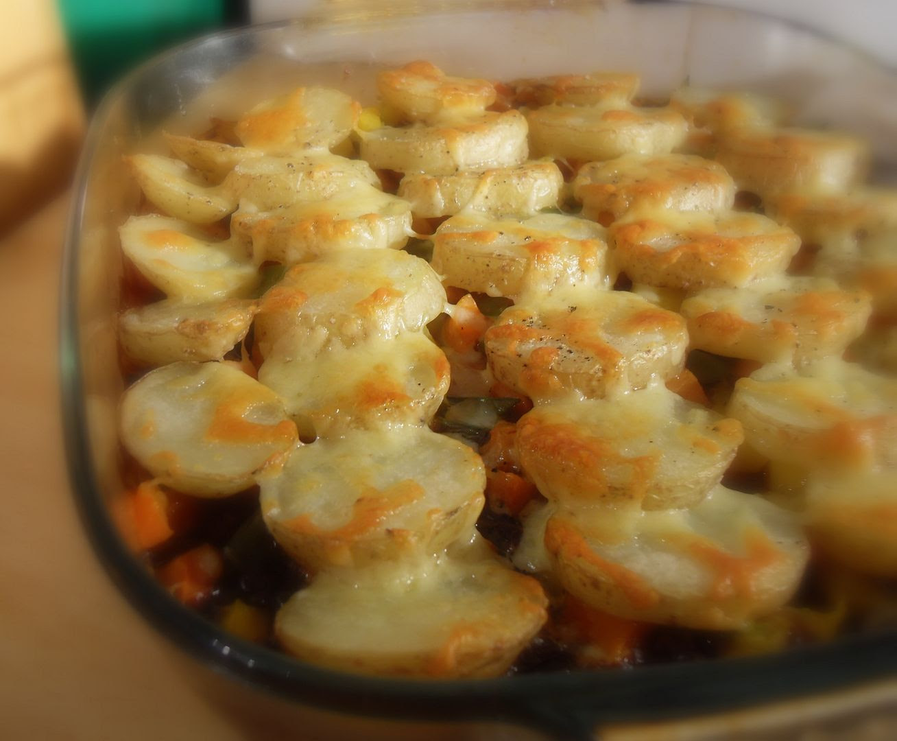 Cottage Pie with Potato Cobbles Cottage Pie with Potato Cobbles
