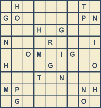 Mystery Godoku Puzzle for September 29, 2008