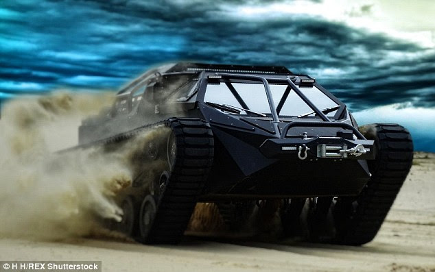 Fast: The Ripsaw Extreme Vehicle 2 is the fastest tracked military vehicle created by Howe & Howe