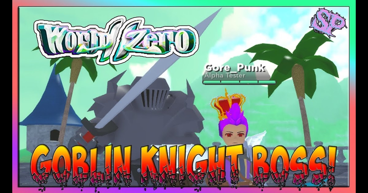 Roblox World Zero Goblin Knight Free Robux Chrome Extension - my roblox place off topic vesteria forums
