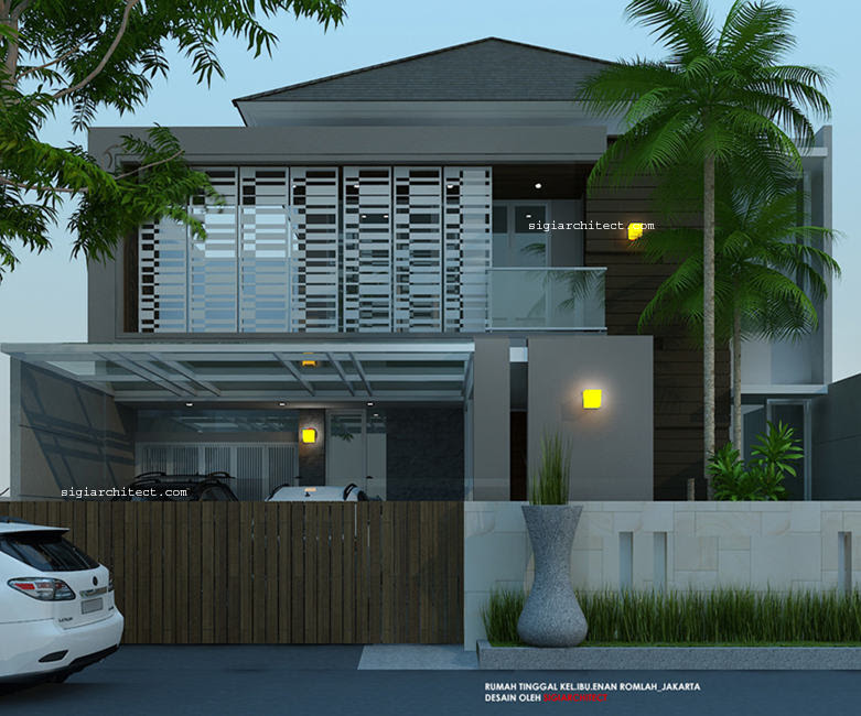 Desain Rumah 2 Lantai Minimalis Tropis Modern Desain Rumah 2 Lantai Minimalis Tropis Modern