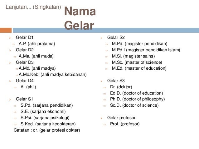 penulisan nama gelar phd yang benar