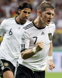 Germany vs Bosnia, Bastian Schweinsteiger, 
Sami Khedira (Getty Images)