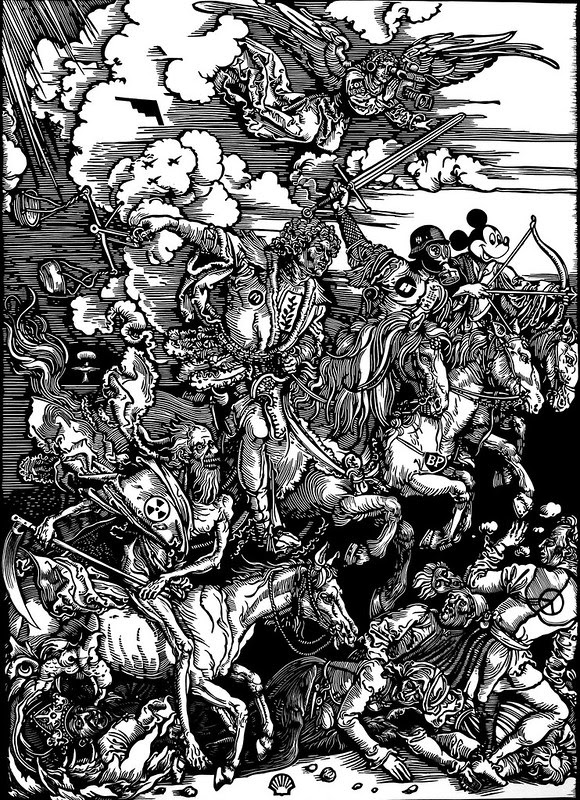 The Four Horsemen of the Apocalypse (after Dürer)