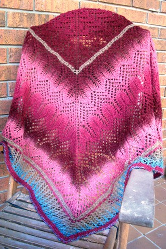 Johanna shawl finished