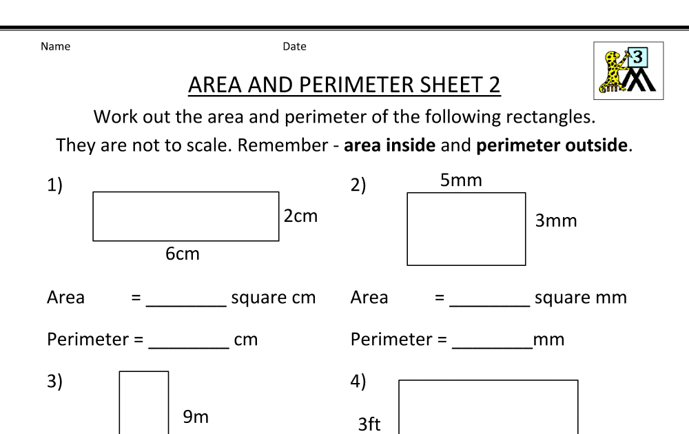 76 FREE MATH WORKSHEETS GRADE 6 AREA AND PERIMETER