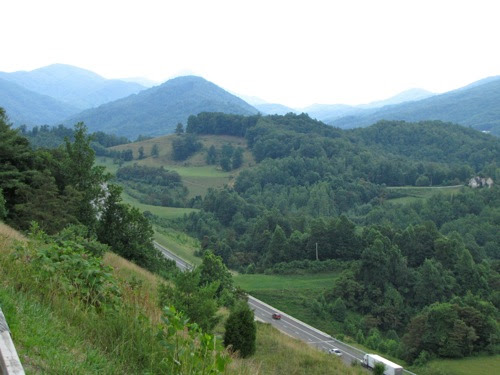 I-26 overlook, north of Asheville, NC