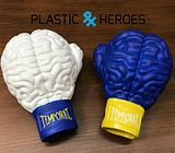 Ron English x ToyQube x Plastic & Heroes - DUBS edition BOXING BRAIN exclusives!