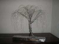 Steel wire on roughened steel conduit base 'Weeping Willow'