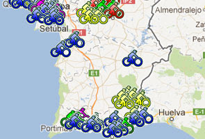 Clique para consultar o mapa de Portugal Continental e Ilhas