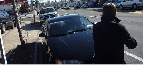 around a car