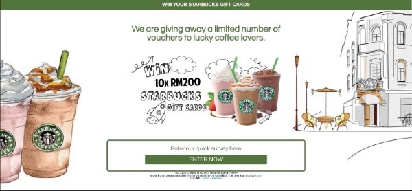 Starbucks gift card malaysia