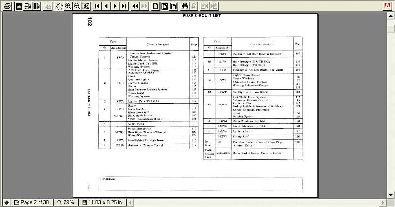 Mercede 300d Fuse Box