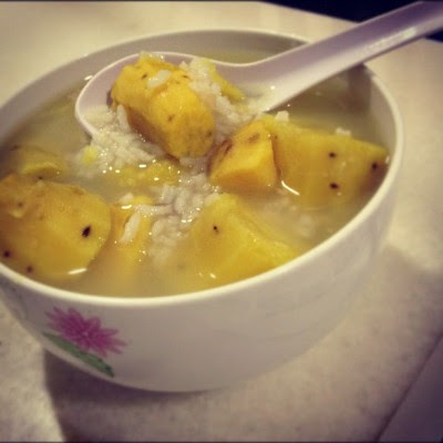 Sweet potato congee for the sick. :) #food  (Taken with Instagram)