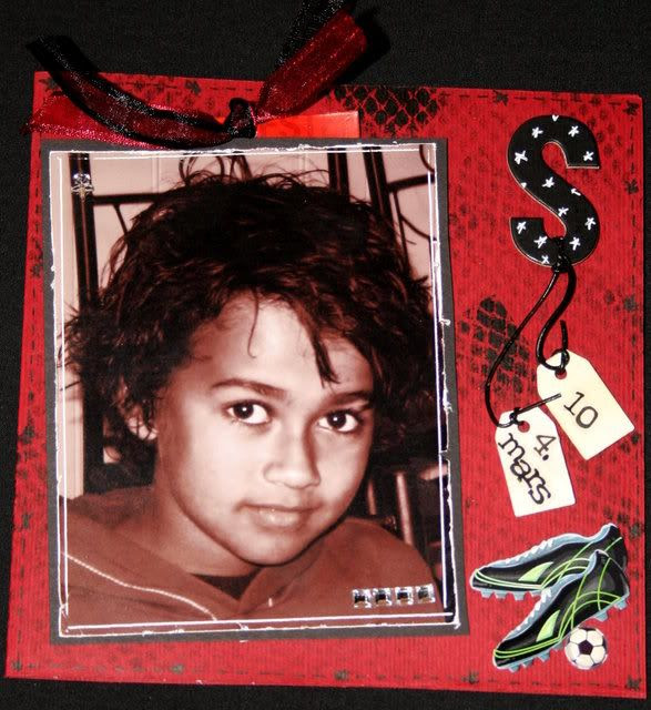 Kort til Sander 10 år
