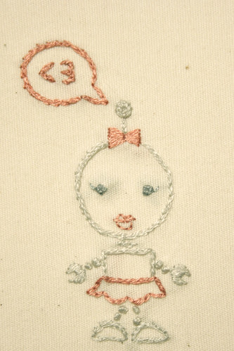 Robot Love Valentine Card (Closeup)
