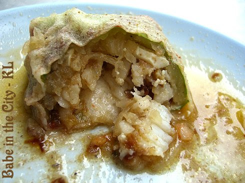 Padang Brown's Popiah Basah with big chunk of crabmeat