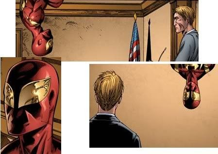 O Homem-Aranha tenta argumentar