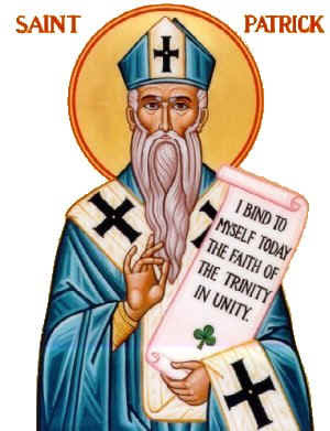 Saint Patrick. Confesseur, évêque missionnaire en Irlande († 461)