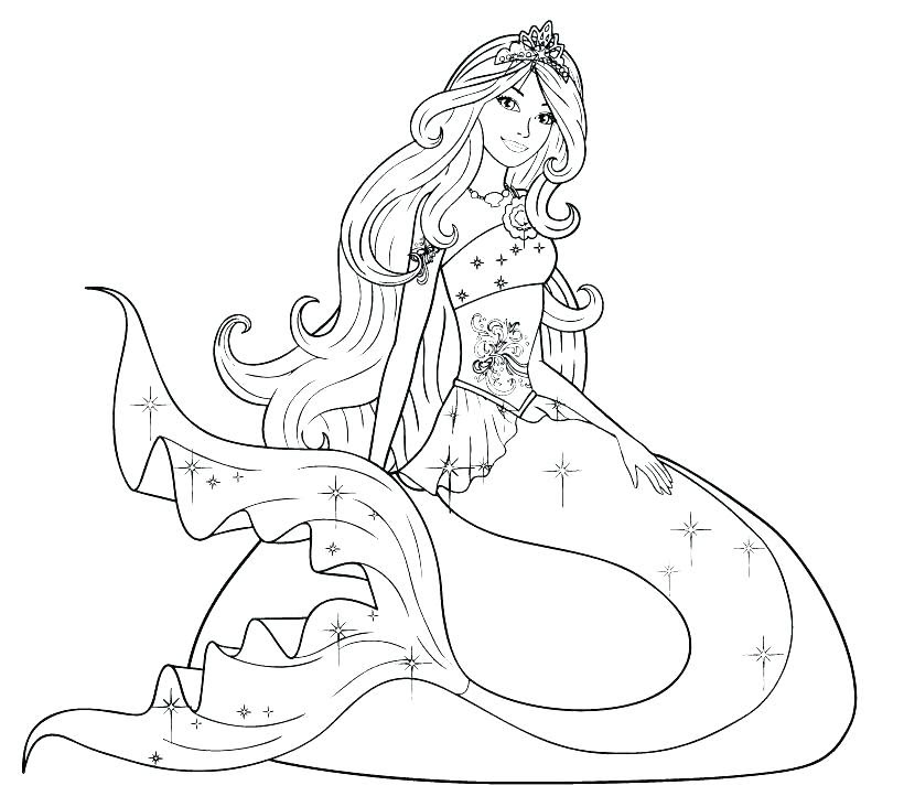 printable anime mermaid coloring pages  coloring and drawing