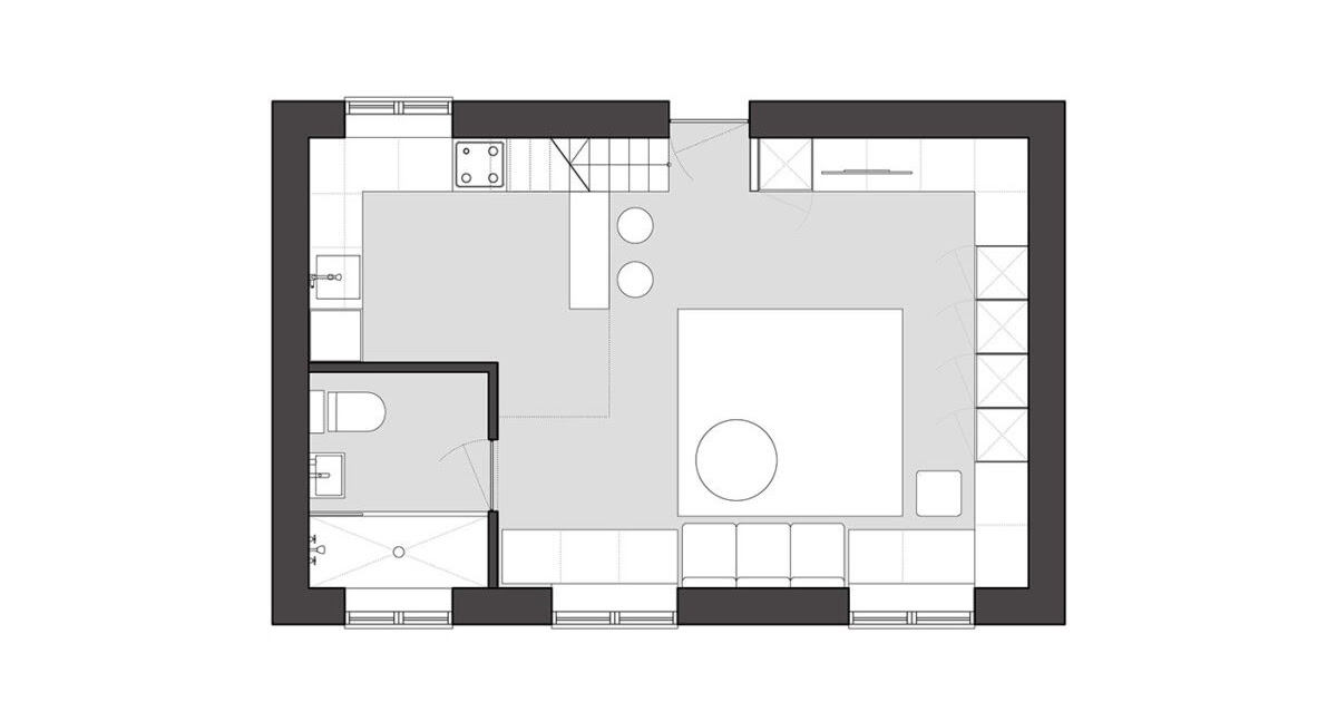 20 Square Meters Floor Plan Floorplans click
