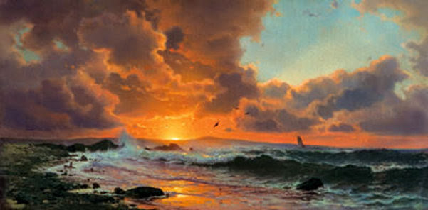 Sunset On The Coast