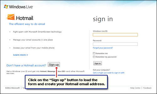 Hotmail Com Registrieren