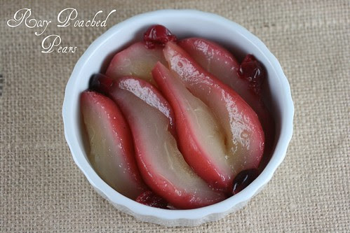 Rosy Poached Pear (Tart) Tuesdays with Dorie