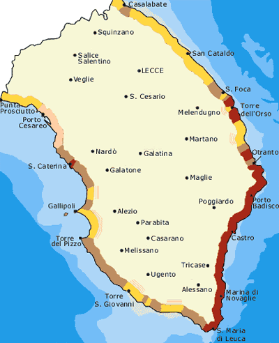 Risultati immagini per squinzano casalabate CARTINA