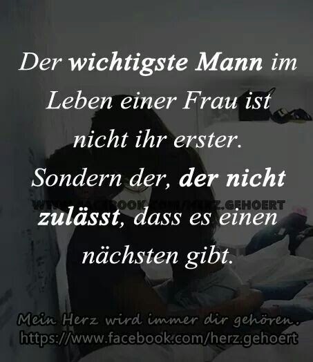 Der Richtige Mann Spruch DE Spruch
