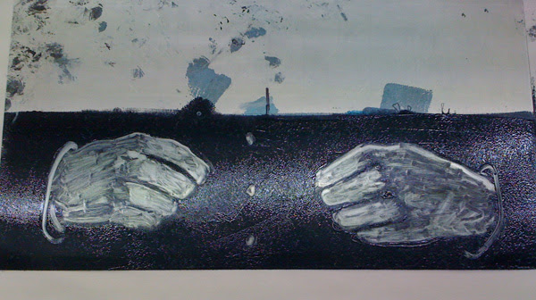 hands plate