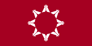 Flag of the Pine Ridge Indian Reservation, Sou...