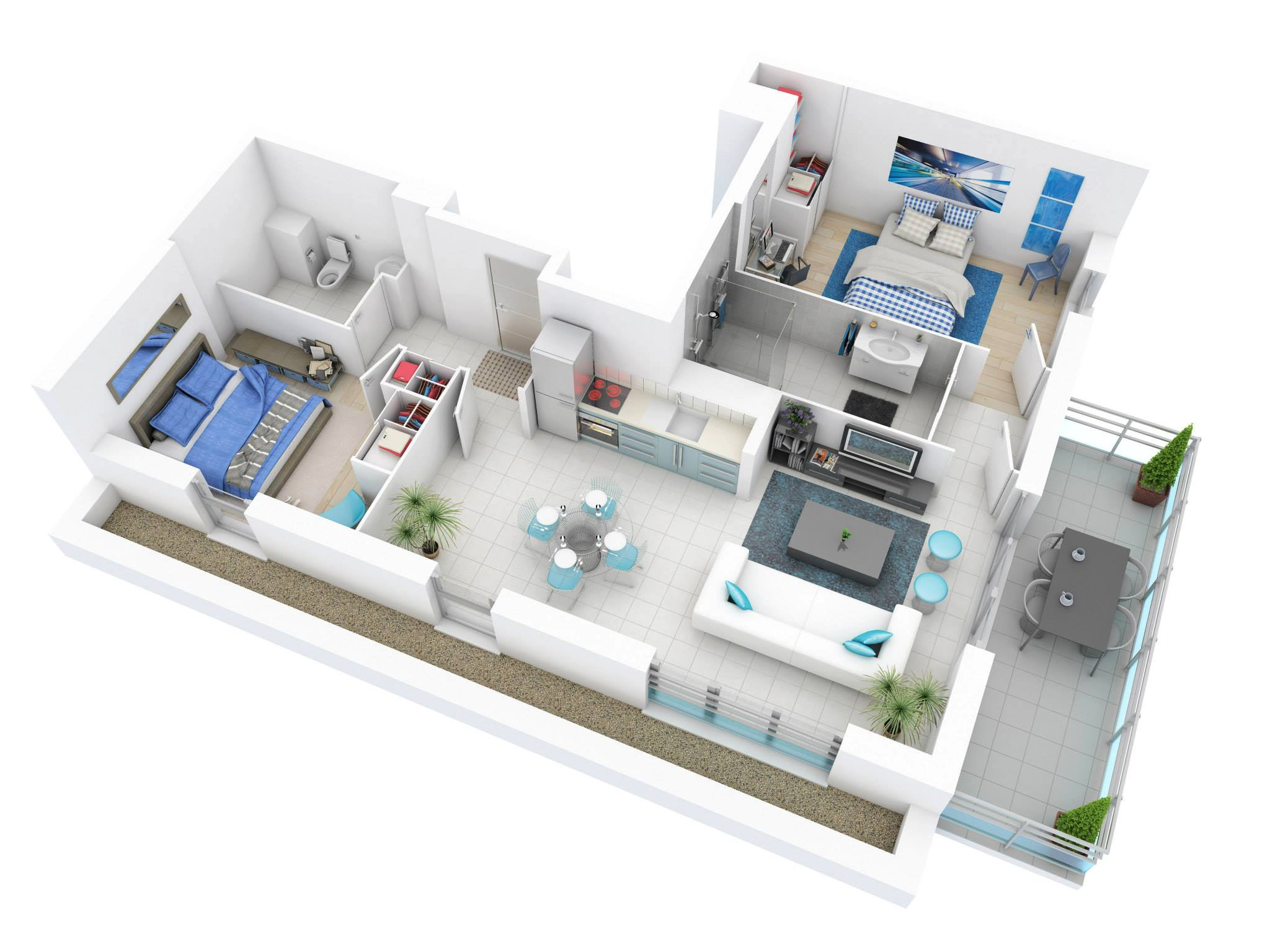 Semi D House Design Plan