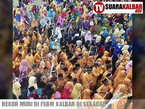 Festival Seni Budaya Melayu Kalbar tercatat Rekor MURI