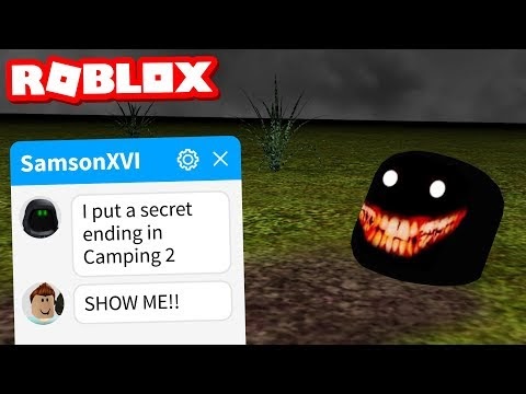 The Owner Of Camping Showed Me A New Secret Ending - hotel roblox ending