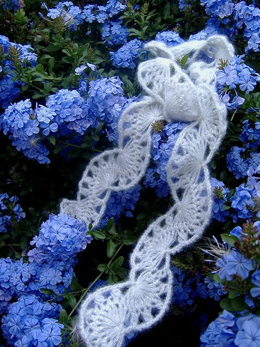 hairpin lace scarf