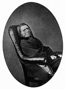 John Ruskin 1874, fotografiert von Lewis Carroll