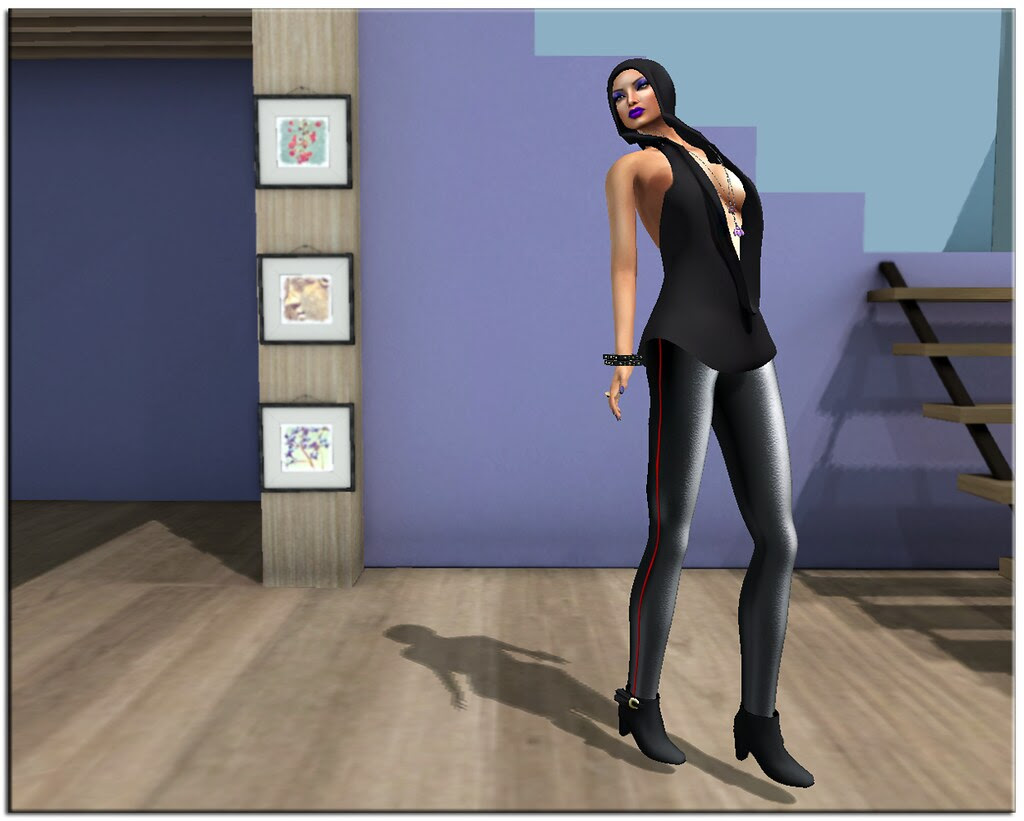 Lavender Diva in Black
