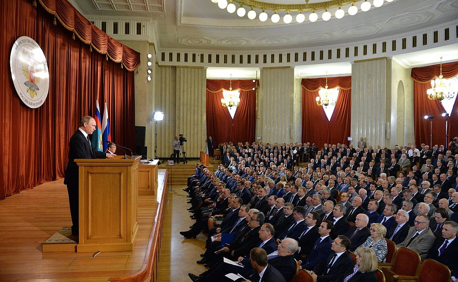 Meeting of Russian Federation ambassadors and permanent envoys.