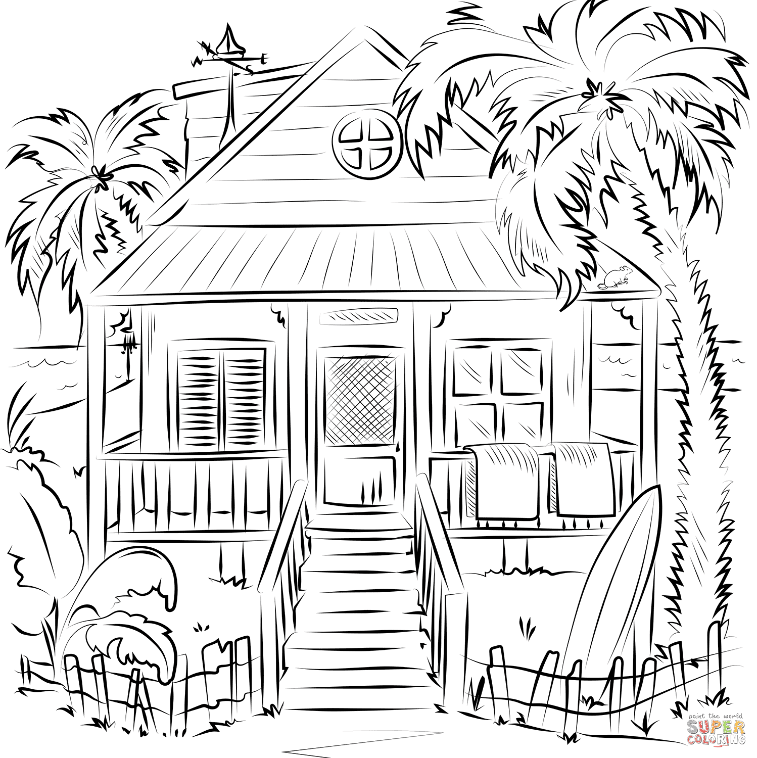 Coloring Pages House - for you