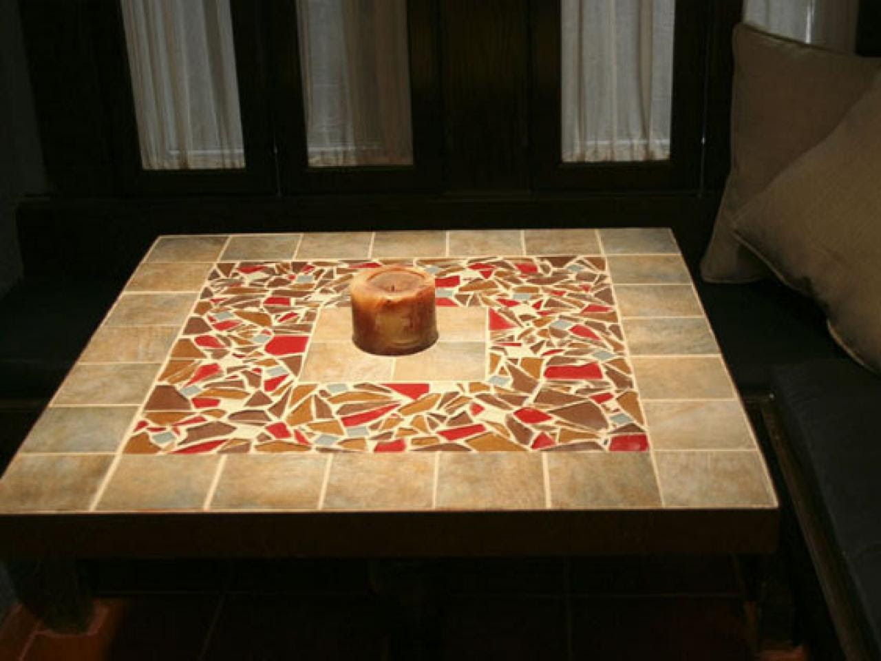 Terbaru 40 Tile Table Top Ideas, Ceramic Tile Table Top