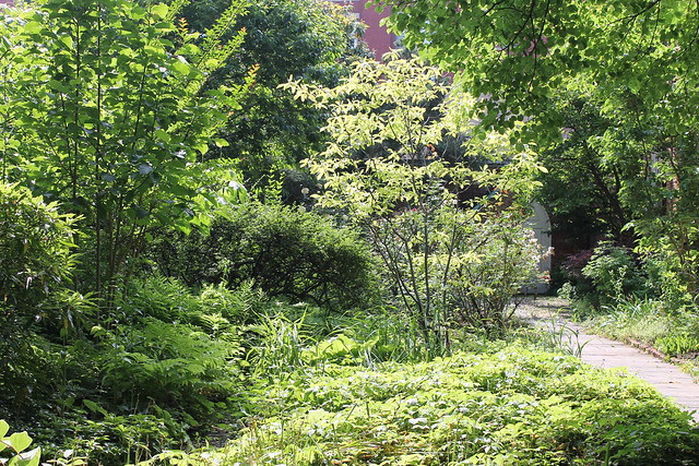 garden, The Church of St. Luke in the Fields, Hudson Street, Greenwich Village