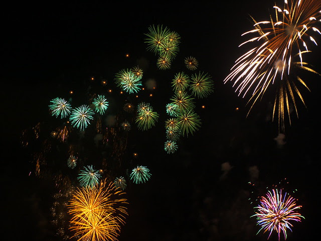 Fireworks festival in Kagoshima