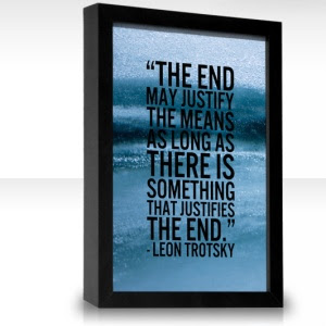 End justifying