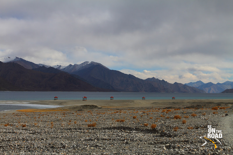 The scenic Pangong Tso in the Changthang Cold Desert