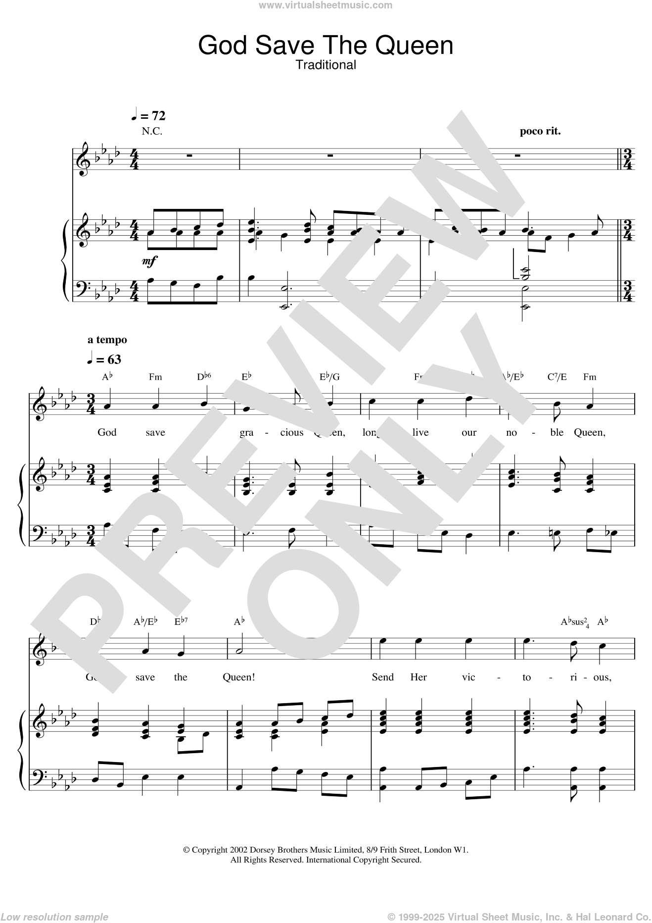 God Save The Queen Uk National Anthem Sheet Music For Lagudankuncinya Song Chord Lyrics