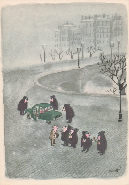 "Comment on s'enrhume à Paris", 1961, Jean-Jacques Sempé
