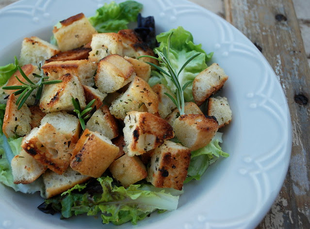 Home made croutons 1